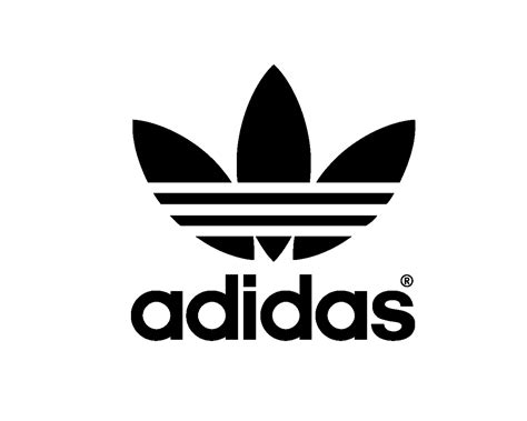 adidas black and white logo.